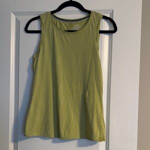 Pilcro Light Green Cotton Modal Tank Top